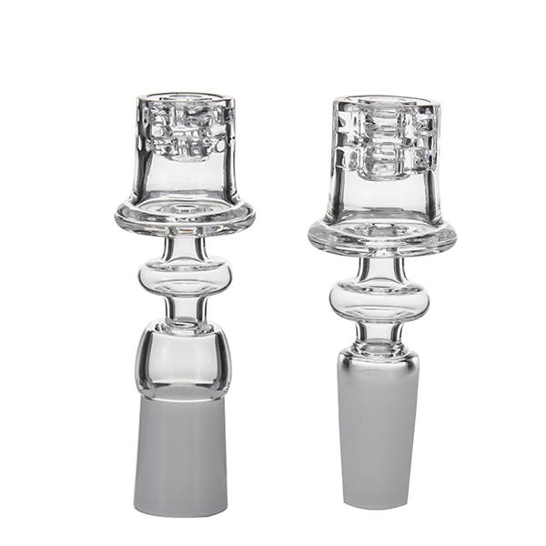 Diamond Knot Enail Quartz Electric Nails Frosted Clear Joint 19.5mm Bowl for 20mm coil, banger, glass bongs water pipes dab wholesale DHL