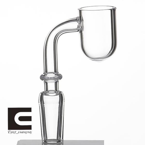 Flat Top Quartz Banger Nail 2mm round Bottom banger quartz banger domeless nail for glass bong dab rig