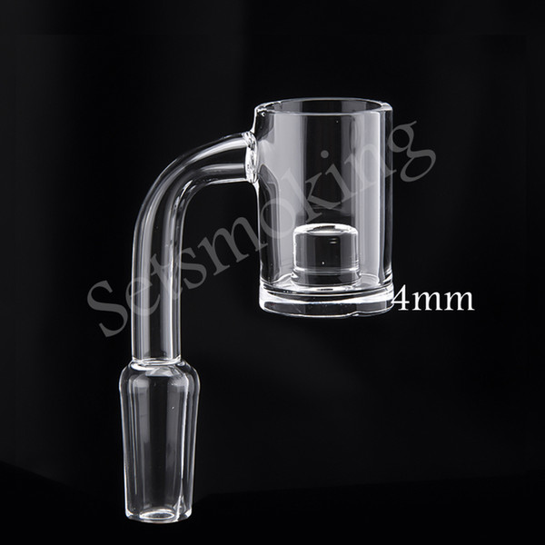 Core Reactor Banger fit glass carb cap Domeless nail Quartz banger 10mm 14mm Male Female Honey Bucket for dab bong