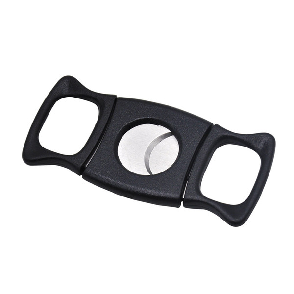 Plastic Guillotine Double Blade Cigar Cutter Pocket Gadgets Max 50 Ring Stainless Steel Cuban Cigar Cutters Knife Scissor Clippers