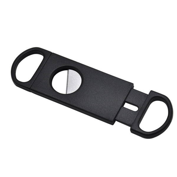 Cheapest Plastic Guillotine Double Blade Cigar Cutter Pocket Gadgets Max 50 Ring Stainless Steel Cuban Cigar Cutters Knife Scissor Clippers