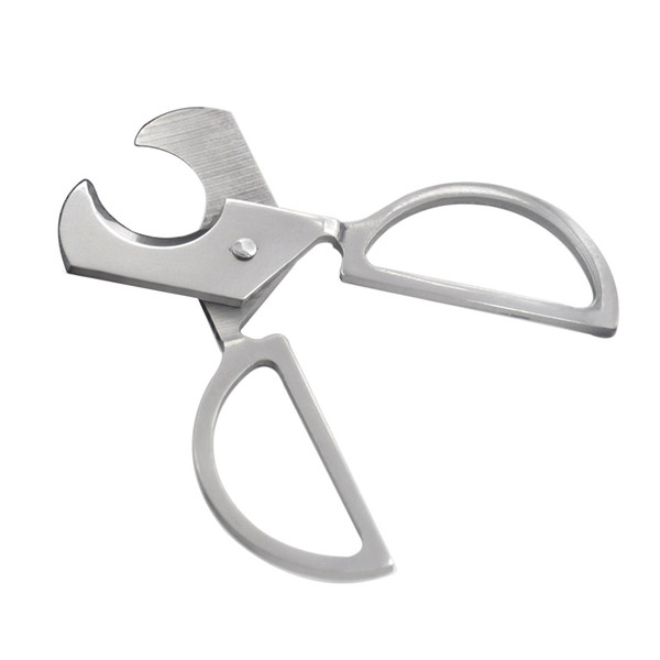 2019 Stainless Steel Cigar Cutters MultiPurpose Metal Round Head Cigar Scissors Sturdy and Sharp Design for Cigars Cigarette Pipes Holder