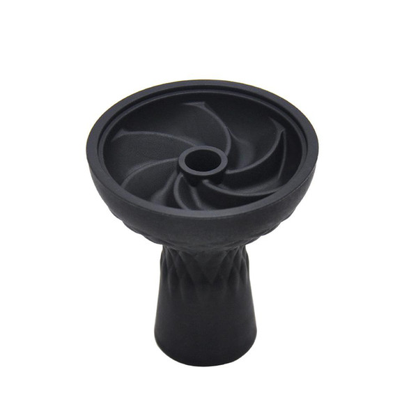 Whirlwind Vortex One Hole FDA Silicone Phunnel Hookah Bowl Dia. 70 MM Hookah Head Shisha Bowl Chicha Nargile Silver Bowl