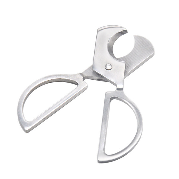 Premium Stainless Steel Cigar Cutters MultiPurpose Metal Round Head Cigar Scissors Sturdy and Sharp Design for Cigars Cigarette Pipes Holder