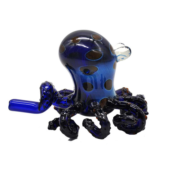 Giant Glass Octopus Bong Pipe Thick Heady Smoke Smoking Spoon For Dry Herb Pipes