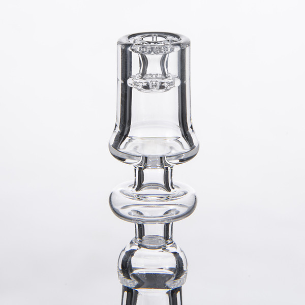 Electric Diamond Knot Quartz Domeless Nail With 10/14/18mm Male Female Joint 19.5mm Bowl Dia Frosted Joint 100% Real Quart Retail523