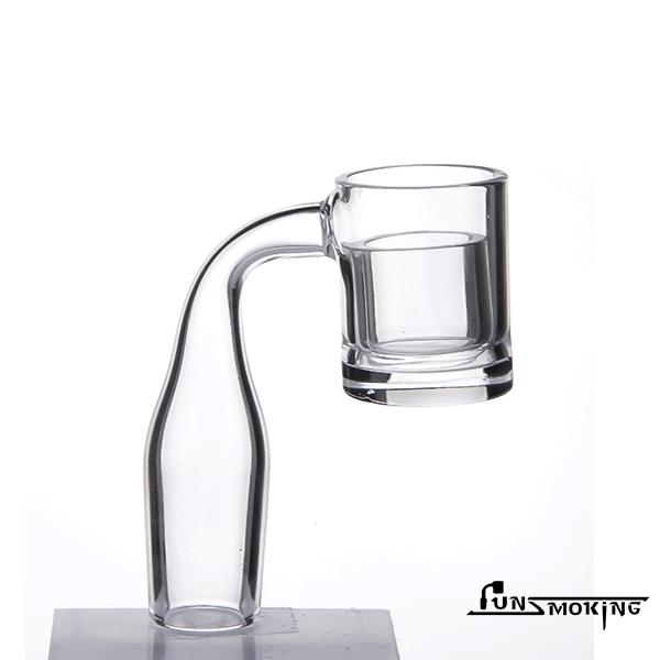 Flat Top Quartz Banger with a inner bowl Graile Nail with 5mm Thick Bottom 30mm OD Glass Bong Water pipe dab rigs wholesale