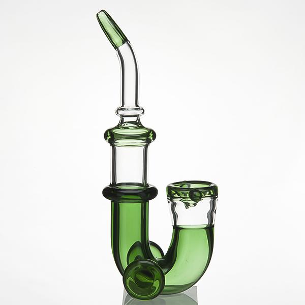 Special Shape Glass water pipe Glass Banger Hanger Nail Glass Bongs Dab Oil Rig Beaker with random color 791