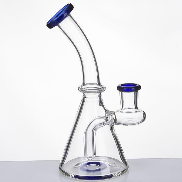 Glass Beaker Bong Glass Water Pipes Pyrex Water Bongs 14mm female joint Glass Bong Smoking Pipe Dab Oil Rigs bubbler Hookahs beaker 943