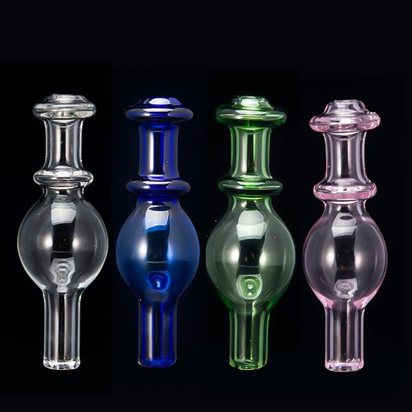 Universal Colored Glass Bubble Carb Cap Round Ball Dome For Glass Water Pipes Quartz Thermal Banger Nails Retail587