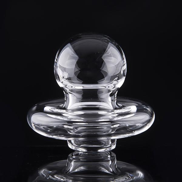 Quartz Carb Cap For 19.5mm Enail 3mm 4mm Thick Quartz Nail 21.5mm Banger Nails Dab Rig Air Hole Handmade 515