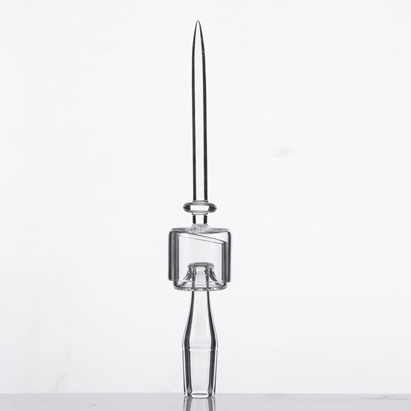 Quartz Nail OD: 21.5mm Domeless Nails 10mm 14mm 18mm Female Male Joint Quave Club Cup Smoking Tool Dab Rig 234