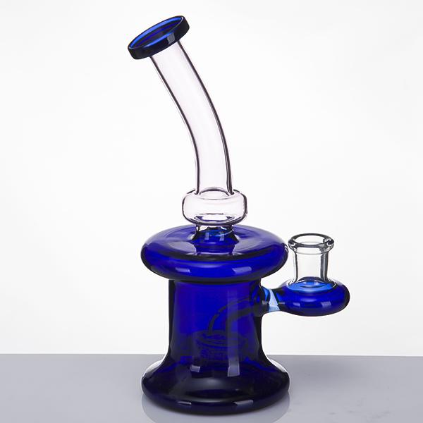 Glass Bong Water Pipe dab rig oil rigs 14mm female pipes bongs heady Beaker bubbler jet bent Neck 933