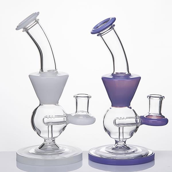 Newset Glass water pipes Glass Banger Hanger Nail Glass Bongs Dab Rigs Oil Rig Beaker Showerhead Bubbler 027