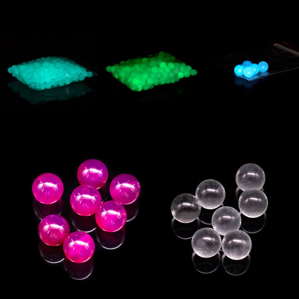 New 6mm 8mm Quartz Terp Dab Pearls Insert Luminous ball crystal red blue green Quartz Pearl For Quartz Banger Nails Bongs Dab Rigs