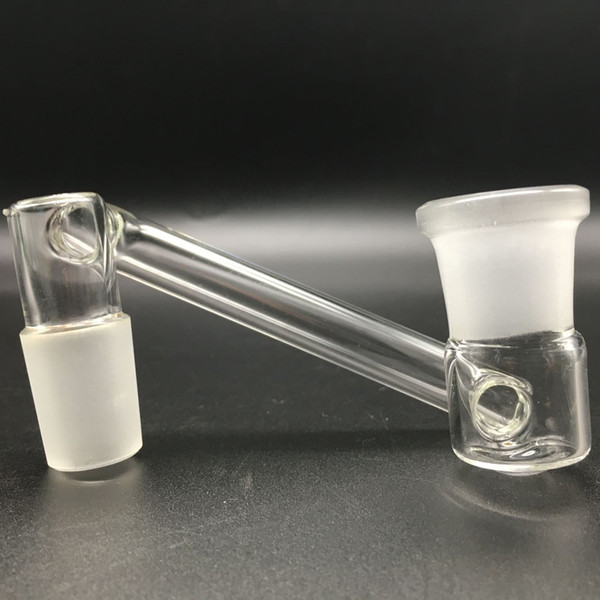 18mm to 14mm glass drop down adapter oil rigs adapters male female thick glass joint dropdown adapter glass water pipe fit bongs