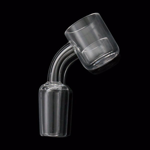 100% quartz Flat top banger Quartz Insert Bowl Banger Female Male 10mm 14mm 18mm honey bucket Domeless Nail oil rig quarts nai