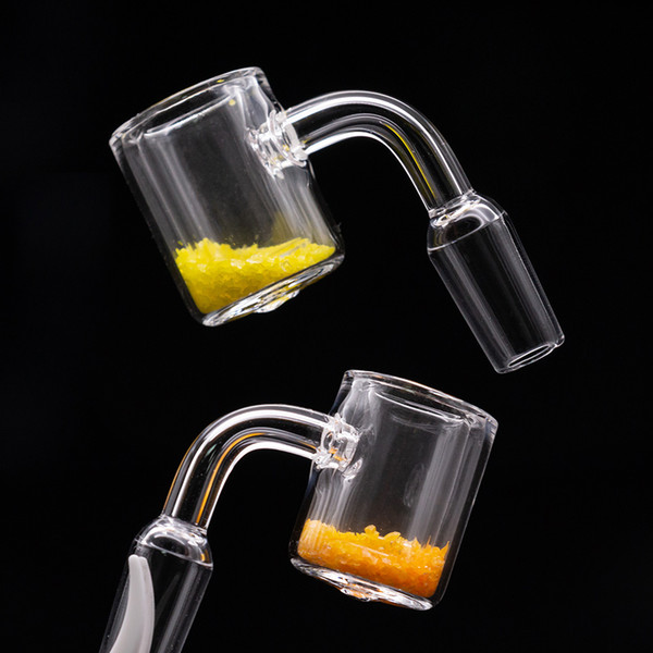 High Quality Quartz Thermochromic Banger Thermal Bucket Nail with Color Changing Quartz Sand Banger Nails for glass oil rigs bong