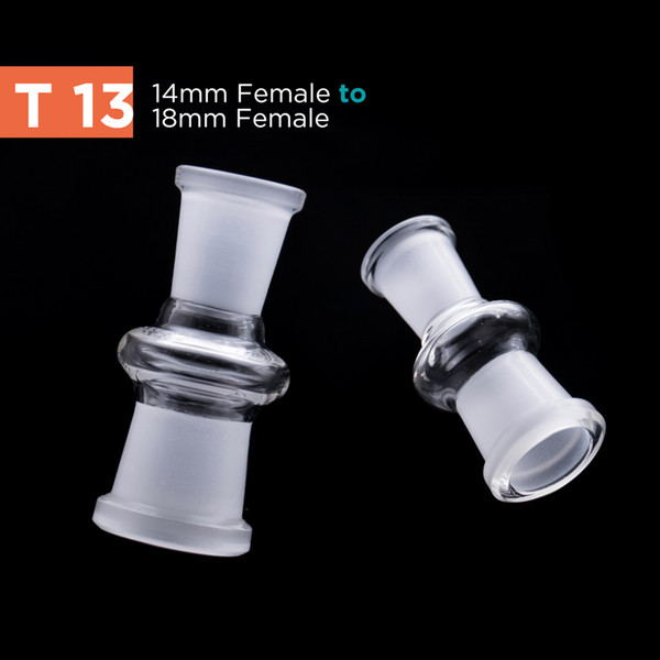 Quality Glass adapter glass bong adpter smoking pipe adapters oil rigs adapters Male/Female joint 14.4mm / 18.8mm smoke accessory wholesale