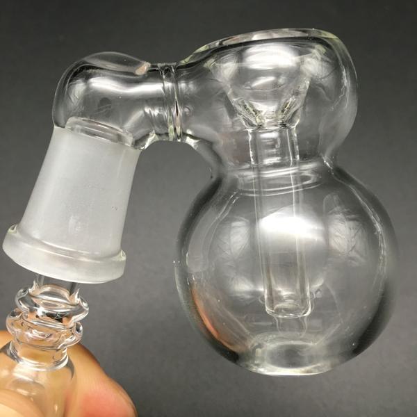 Newest glass ash catcher glass smoking accessories bubbler ash catcher glass Ashcatcher in hookahs with 10/14/18 male female joint