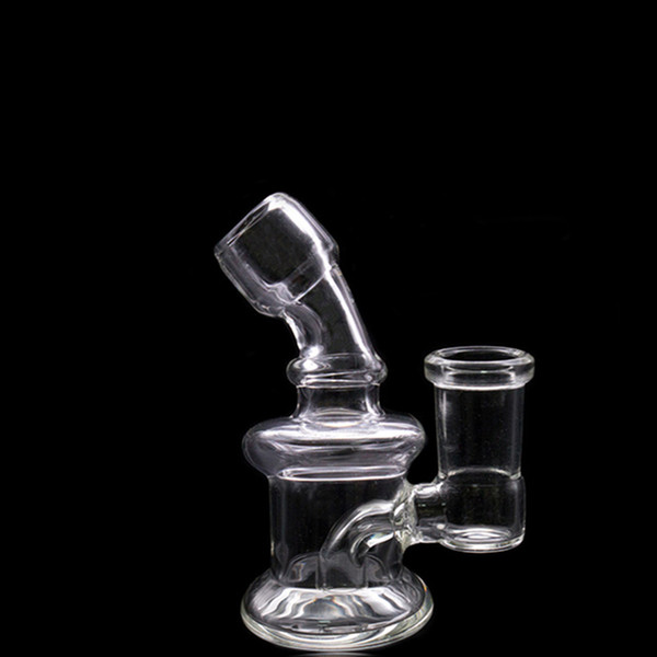 New Design small bongs Glass Water Pipes Pyrex Water Bongs with 10mm 14mm Joint Beaker Bong nail dab rig Oil Rigs