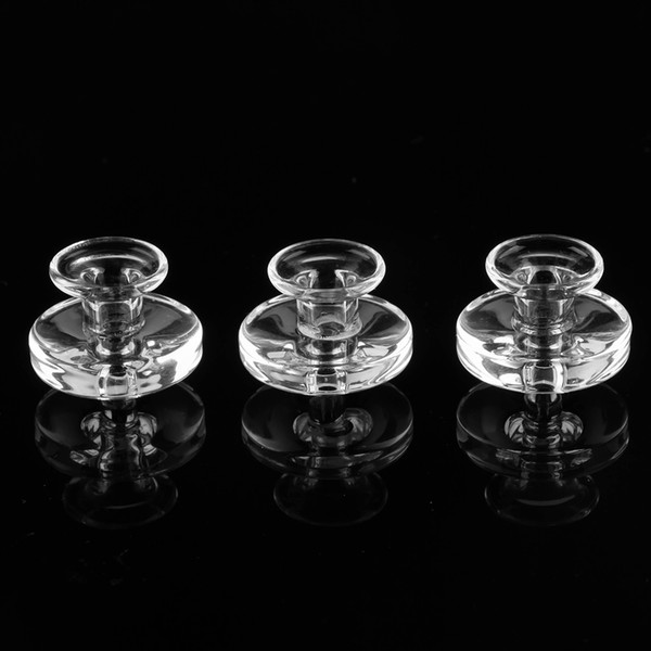 New 25mm Puffco Peak Carb Caps Thick Clear Quartz Insert Carb Cap Dabber For Quartz Banger E-cigarette Vaper Smoking