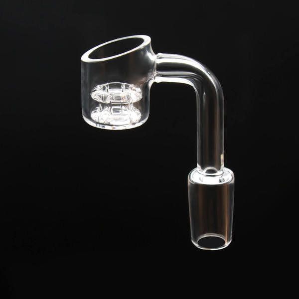 Quartz Banger Nail Quartz Terp Locker Banger Domeless Nail Diamond Knot Quartz Nail For Glass Water Pipe Da Rig Oil Rig Glass Bong