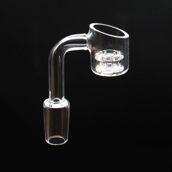 New Diamond Knot banger quartz banger quartz nail bucket domeless male female 10mm 14mm 18mm 90 45 degree for glass water bong