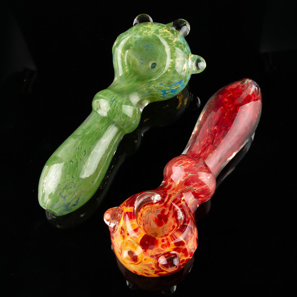 Glass Spoon Pipes glass pipe for smoking hand made pipes Colors May vary 4