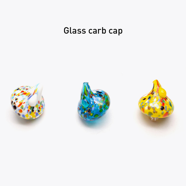 New Glass Carb Cap With 35mm OD Mushroom Carb Caps For Quartz Banger Nails Glass Bongs Dab Rigs Pipes OEM & ODM Accepted