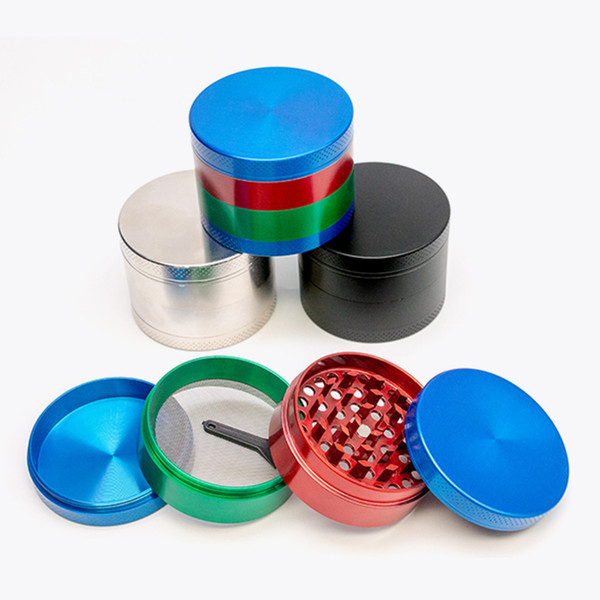 Wholesale Grinder Aluminum space case Grinder dry herb smoke cigarette detector grinding smoke flower Grinder Fit Dry Herb