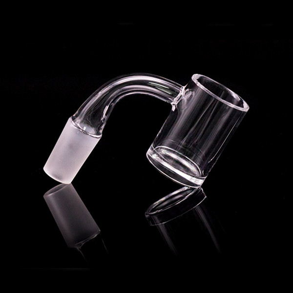 2019 New XL Banger 25mm 100% Quartz Banger 4mm Thick Bottom beveled edge Honey Bucket 10mm 14mm 18mm Male Female for Bong