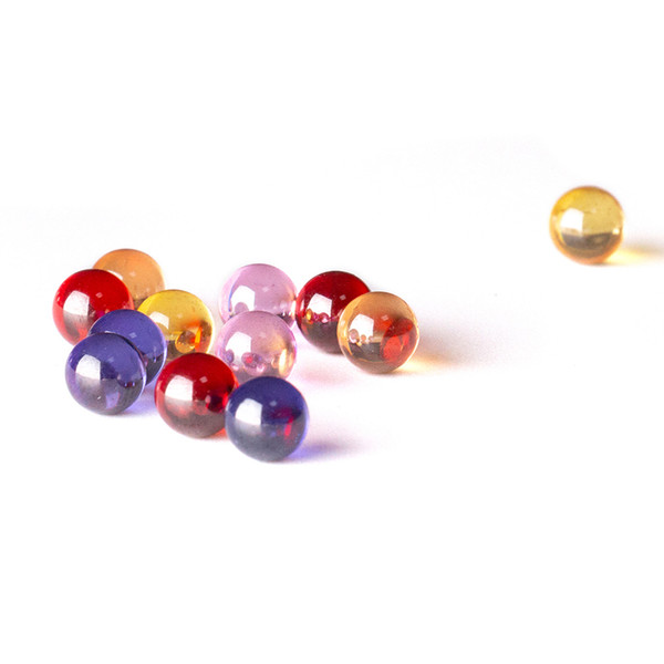 red orange yellow pink purple 6mm Quartz terp pearl for Domeless Quartz banger pearls ball for glass bongs water pipes Bowl