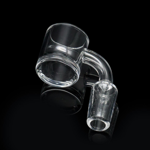 High Quality Real Quartz Banger 10mm 14mm 18mm Quartz Domeless Nail Female Male 45 Degrees Quartz Banger Nail glass bongs