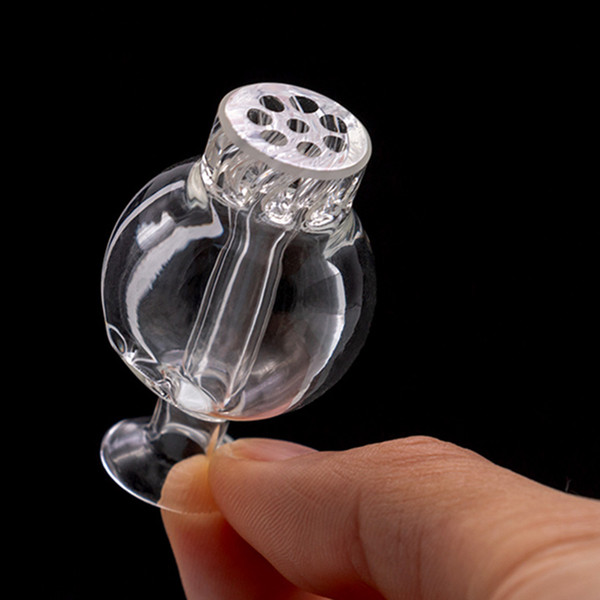 Wholesale Cyclone riptide glass spinning carb cap OD 30mm glass dome for quartz banger terp pearls Bong