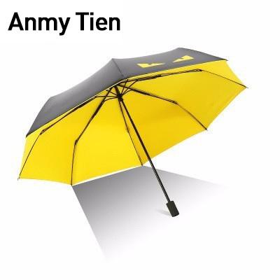 Small Umbrella Uv Sunshade Female Automatic Male Waterproof Woman Men Rain Cute Folding Umbrella Pattern Rain Gear For The Sun