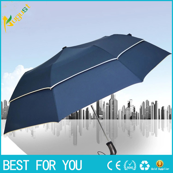 Personalized double-layer golf folding umbrella creative large sunny business gift advertising umbrella