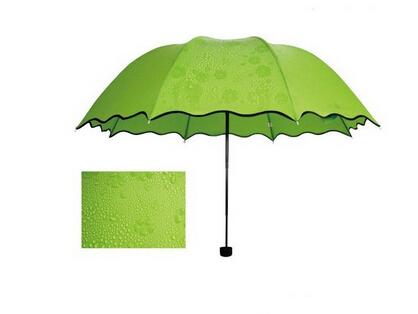 New Delicate Multi-function Umbrella Lady Princess Magic Flowers Dome Parasol Sun/Rain Folding Umbrella For Women