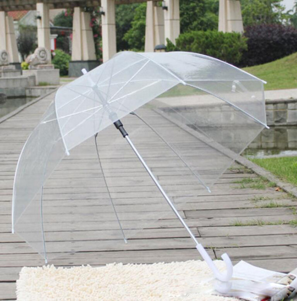 Clear Cute Bubble Deep Dome Umbrella Gossip Girl Wind Resistance transparent Mushroom Umbrella Wedding Decoration