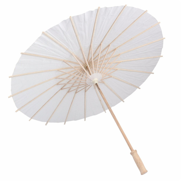 2017 bridal wedding parasols White paper umbrellas Chinese mini craft umbrella Diameter 20/30/40/60cm wedding umbrellas for wholesale