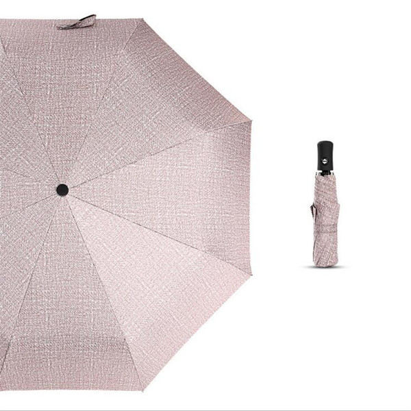 Top Quality Automatic Umbrella Men Rain Woman Windproof Paraguas Male Women Sun 3 Floding Big Umbrella Outdoor Parapluie