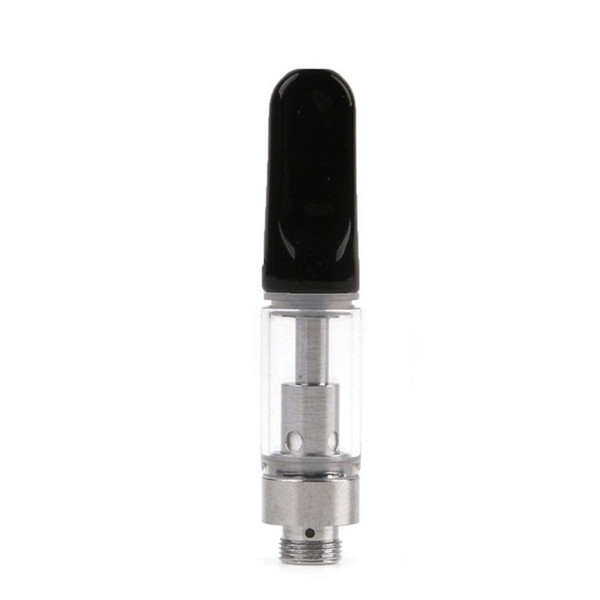 Hot Sale TH205 Ceramic Cartridge Co2 Atomizer Vape Ceramic Tip 510 Oil Vaporizer Cartridge Empty 0.5ml Plastic Tank 92a3 gla3