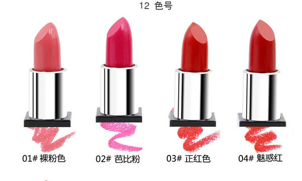 Lipstick, velvet, foggy face, dull light lipstick, no coloring, waterproof lipstick is not easy to decolor lipstick.