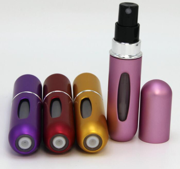 Travel perfume bottle 5ml aluminum bottom bottled metal perfume bottle portable make-up sub bottling nythj4532