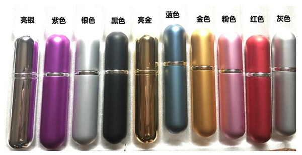 Perfume bottle 6ml aluminum rechargeable metal perfume bottle Travel Portable makeup sub bottling kukjuy