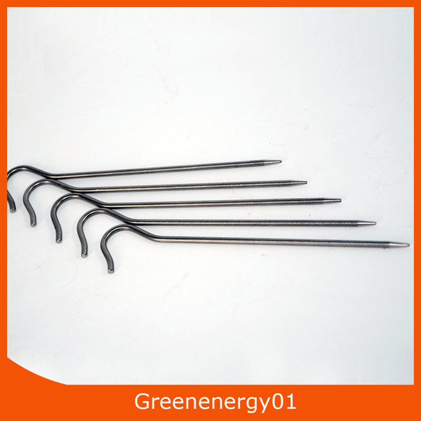 4pcs Titanium alloy 6al/4vOutdoor Camping Tent Canopy Pegs Hooks Stakes