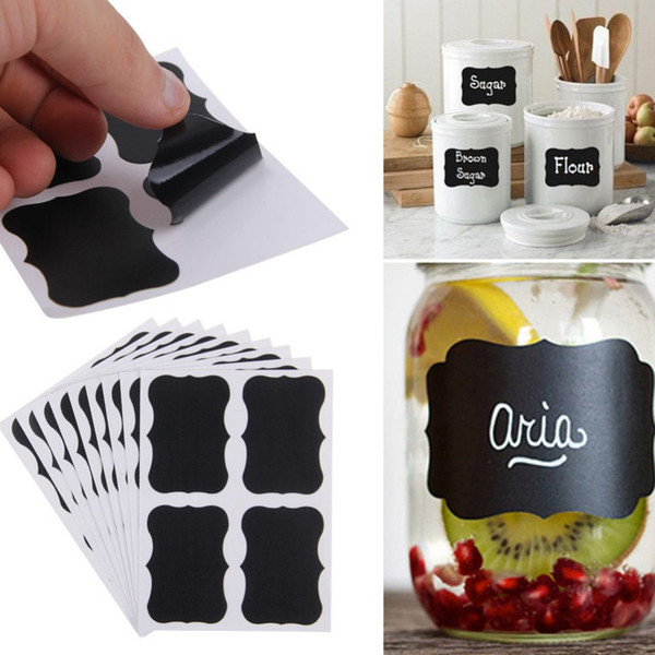 Chalkboard Chalk Board Blackboard Stickers Decals Craft Kitchen Jar Labels