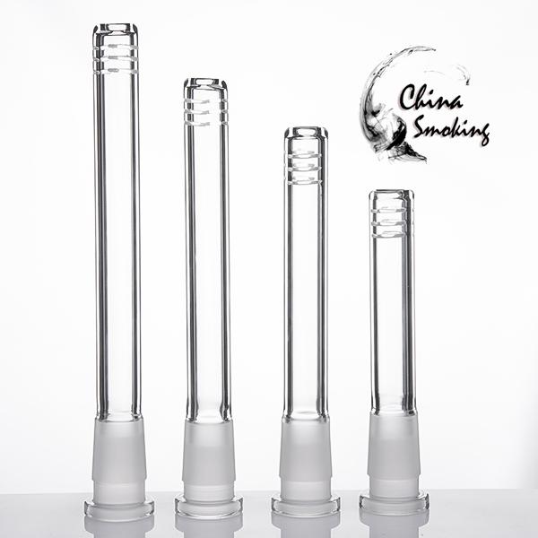 8 Sizes Manufacturer G.O.G downstem 14-18 female Diffused Downstem with 6 cuts for glass pipes and bongs glass down stems downstems