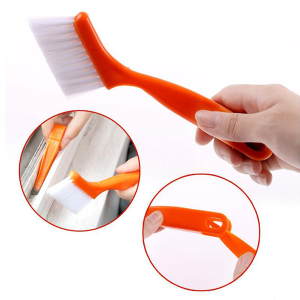 2 in 1 Multipurpose Window Groove Cleaning Brush Nook Cranny Household Keyboard Home Kitchen Folding Brush Cleaning Tool free shipping