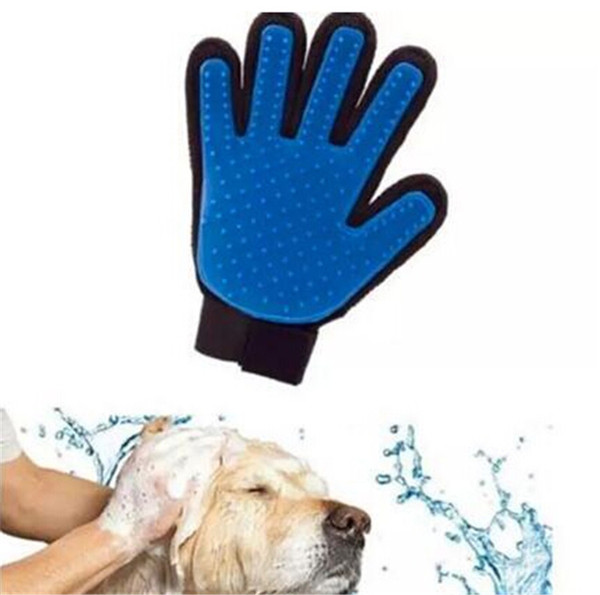 2018 Cleaning Brush Dog Comb Silicone Glove Bath Mitt Pet Dog Cat Massage Hair Removal Grooming Magic Deshedding Glove